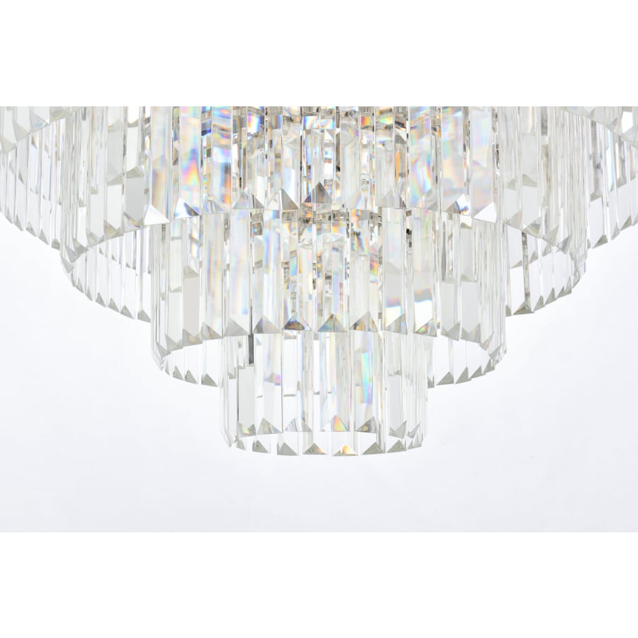 Elegant Lighting Sydney 33 Light 44" Wide Crystal Chandelier with Clear Royal Cut Crystals