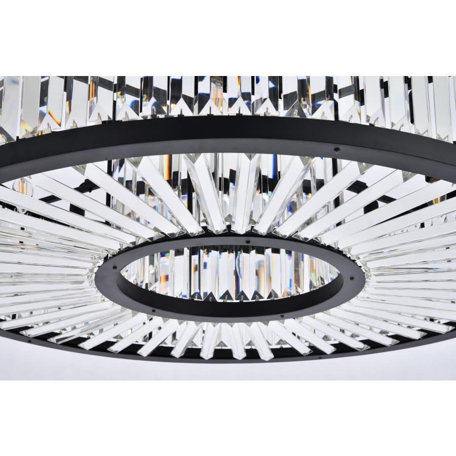 Elegant Lighting Chelsea 10 Light 44" Wide Crystal Drum Chandelier with Clear Royal Cut Crystals