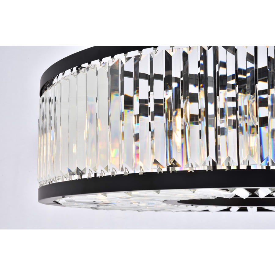 Elegant Lighting Chelsea 10 Light 44" Wide Crystal Drum Chandelier with Clear Royal Cut Crystals