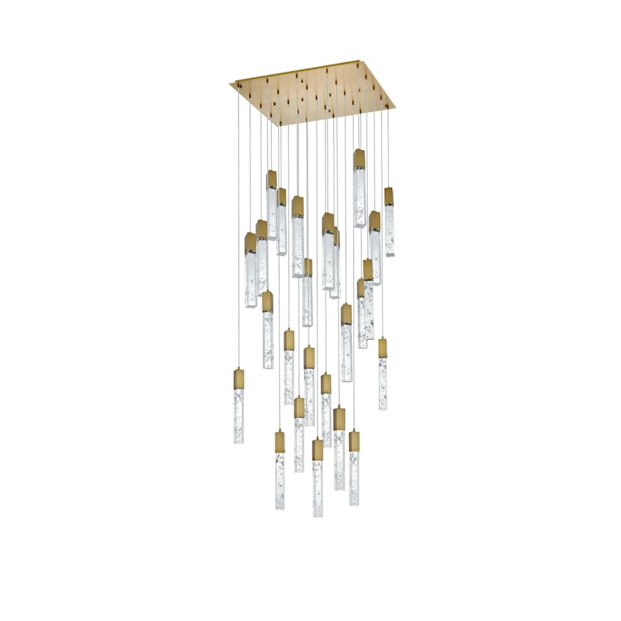 Elegant Lighting Aurora 36" Wide Crystal Chandelier