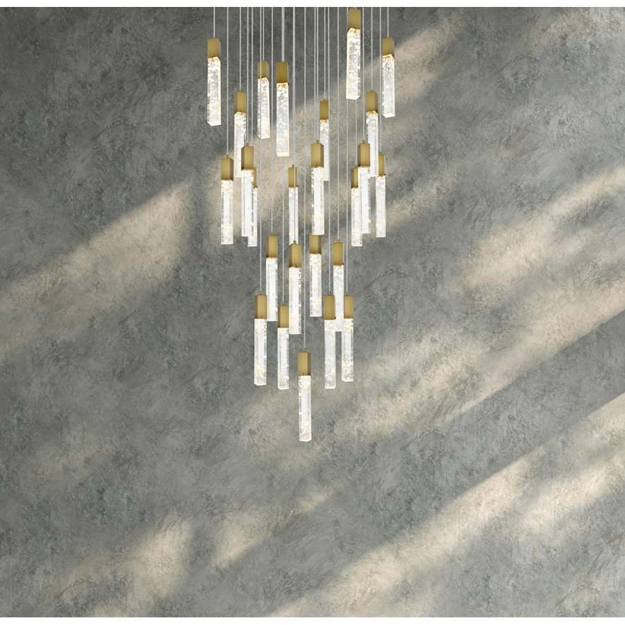 Elegant Lighting Aurora 36" Wide Crystal Chandelier