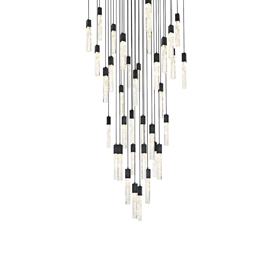 Elegant Lighting Aurora 42" Wide Crystal Chandelier