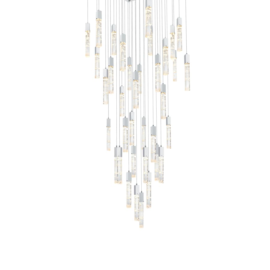 Elegant Lighting Aurora 42" Wide Crystal Chandelier