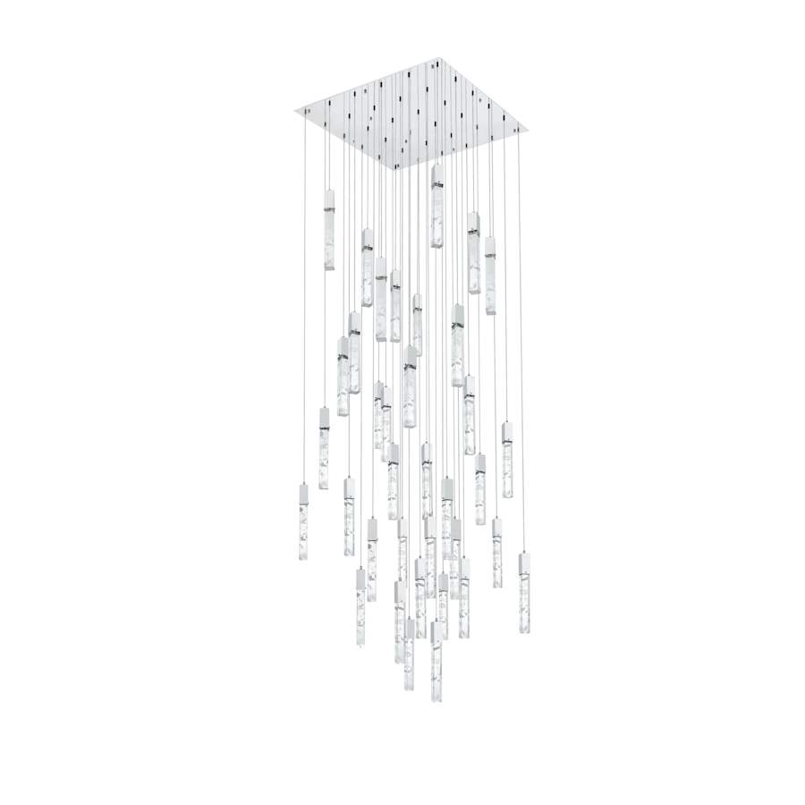 Elegant Lighting Aurora 42" Wide Crystal Chandelier