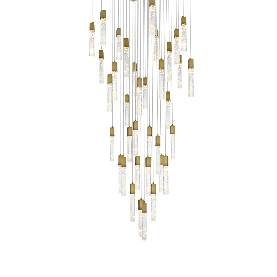 Elegant Lighting Aurora 42" Wide Crystal Chandelier