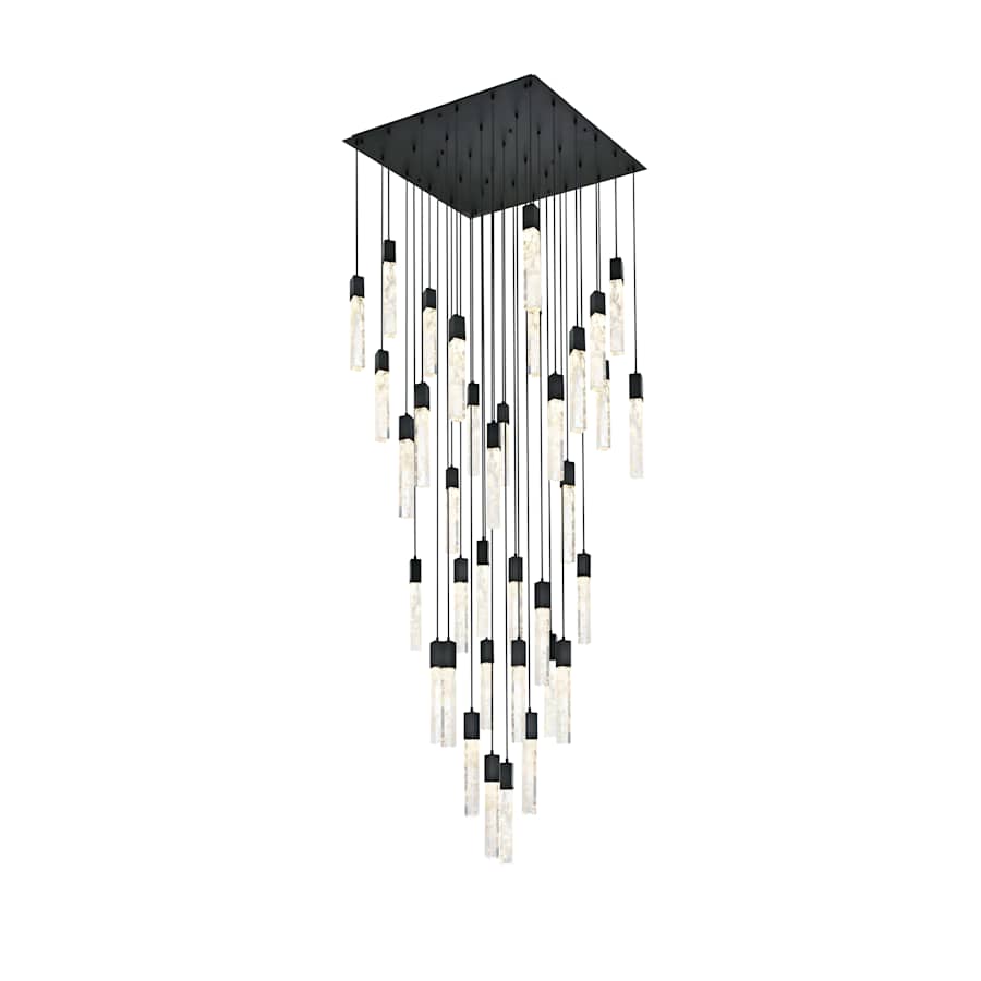 Elegant Lighting Aurora 42" Wide Crystal Chandelier