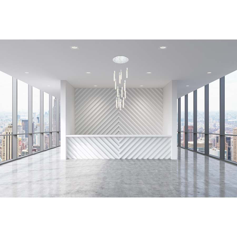 Elegant Lighting Aurora 30" Wide Crystal Chandelier