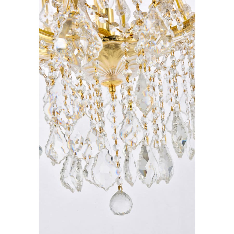 Elegant Lighting Maria Theresa 24 Light 36" Wide Crystal Chandelier with Clear Royal Cut Crystals