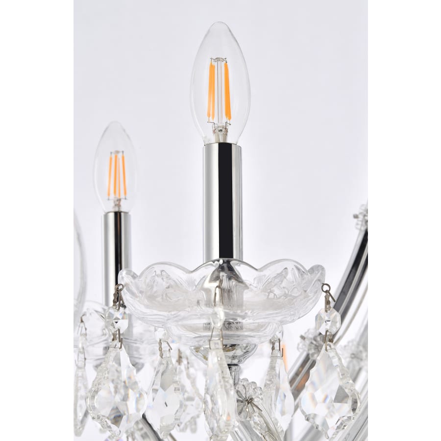Elegant Lighting Maria Theresa 36 Light 46" Wide Crystal Chandelier with Clear Royal Cut Crystals