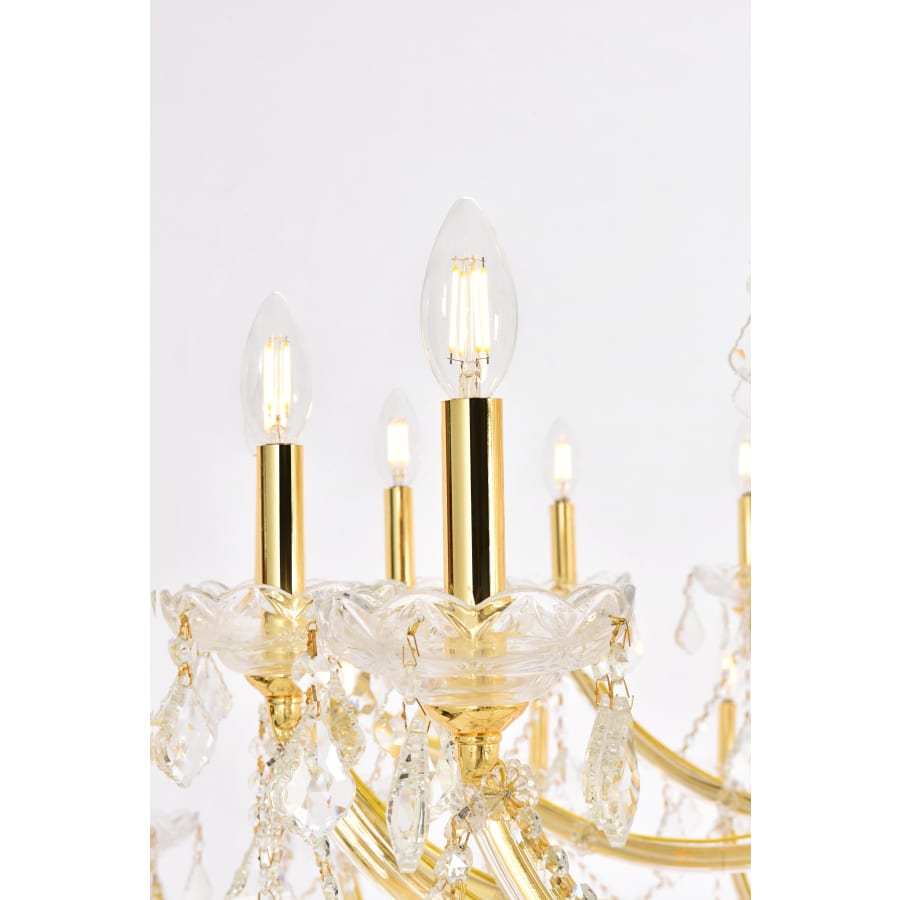 Elegant Lighting Maria Theresa 84 Light 96" Wide Crystal Chandelier with Clear Royal Cut Crystals
