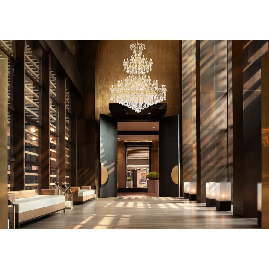 Elegant Lighting Maria Theresa 84 Light 96" Wide Crystal Chandelier with Clear Royal Cut Crystals