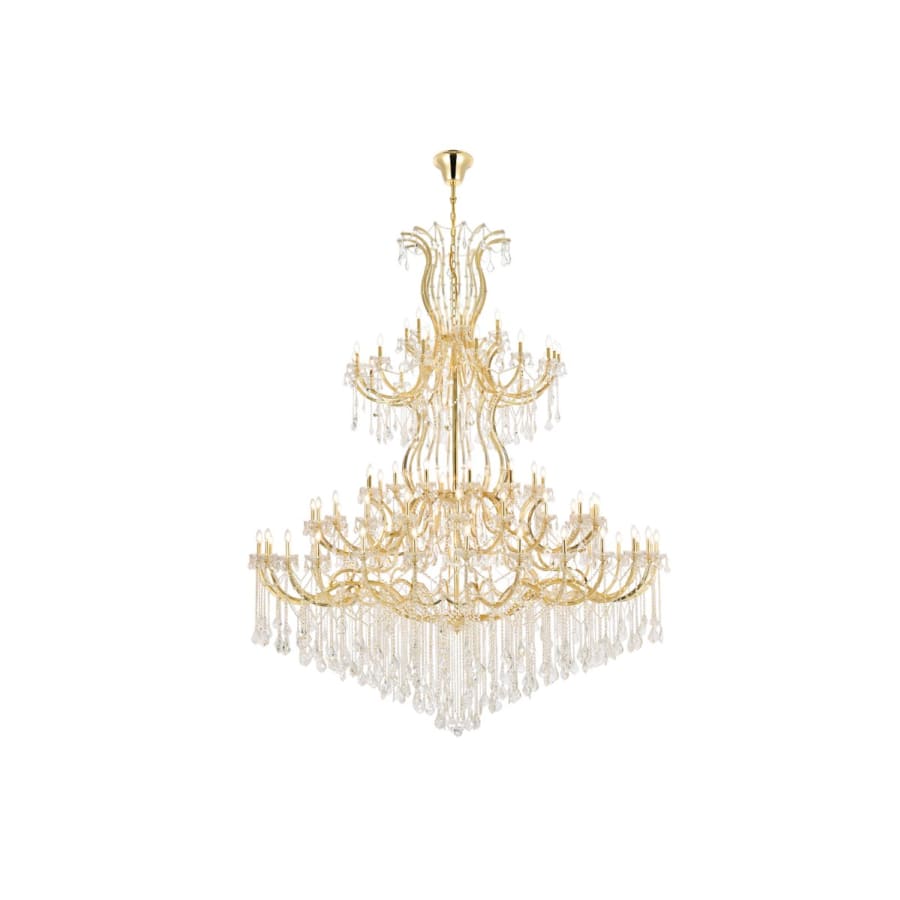 Elegant Lighting Maria Theresa 84 Light 96" Wide Crystal Chandelier with Clear Royal Cut Crystals