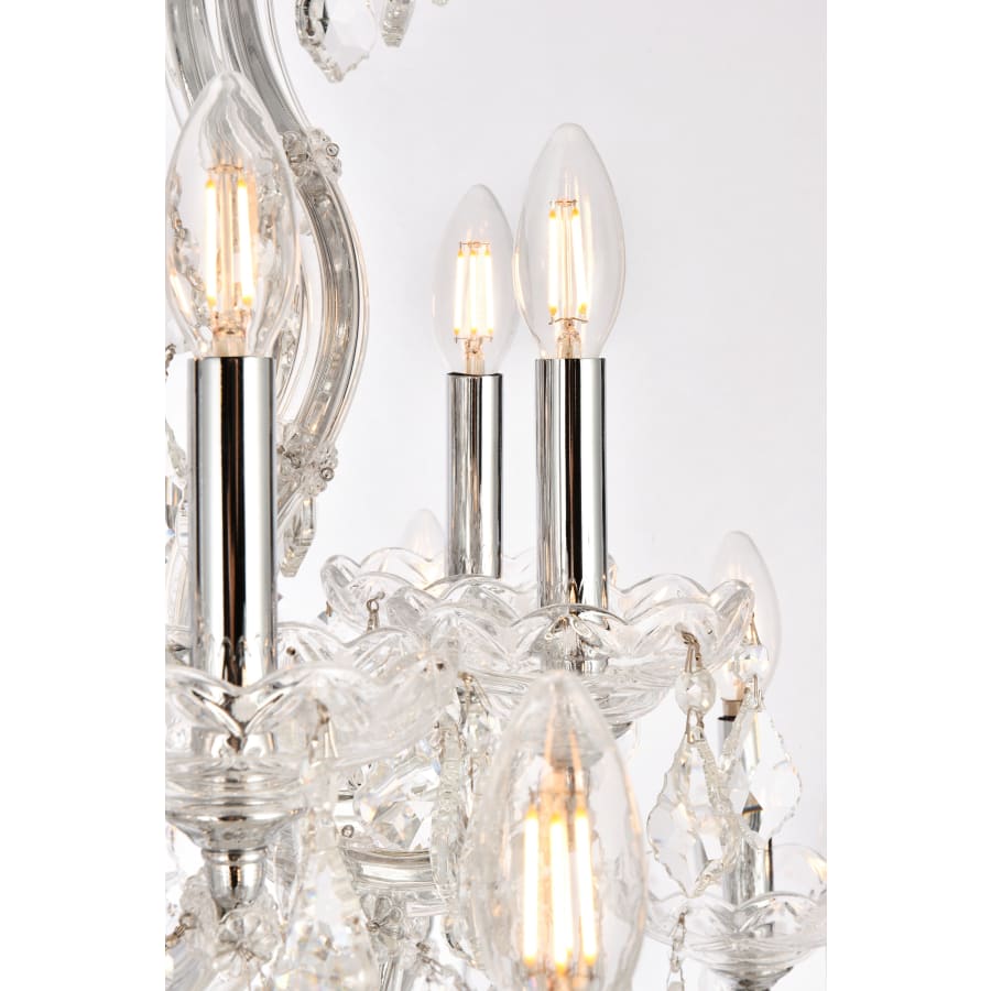 Elegant Lighting Maria Theresa 37 Light 44" Wide Crystal Chandelier with Clear Royal Cut Crystals