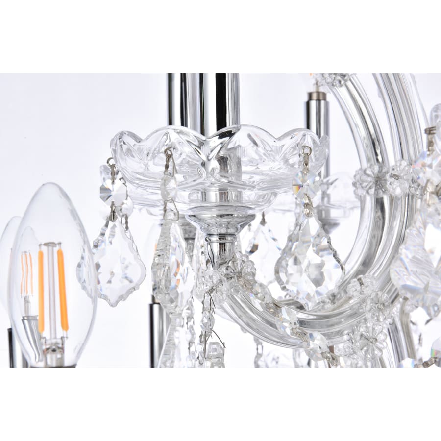 Elegant Lighting Maria Theresa 49 Light 46" Wide Crystal Chandelier with Clear Royal Cut Crystals