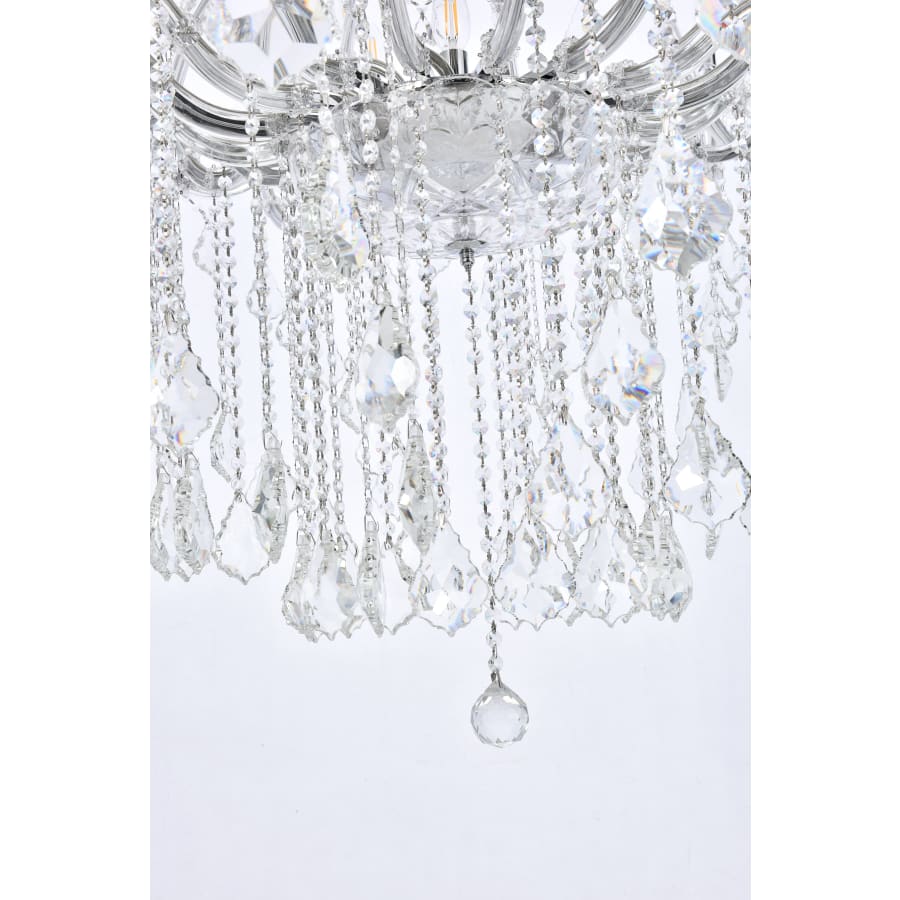 Elegant Lighting Maria Theresa 49 Light 72" Wide Crystal Chandelier with Clear Royal Cut Crystals