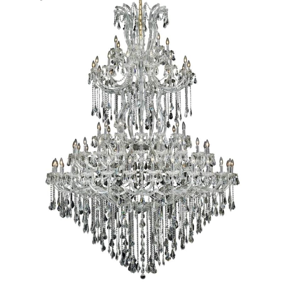 Elegant Lighting Maria Theresa 85 Light 72" Wide Crystal Chandelier with Clear Royal Cut Crystals