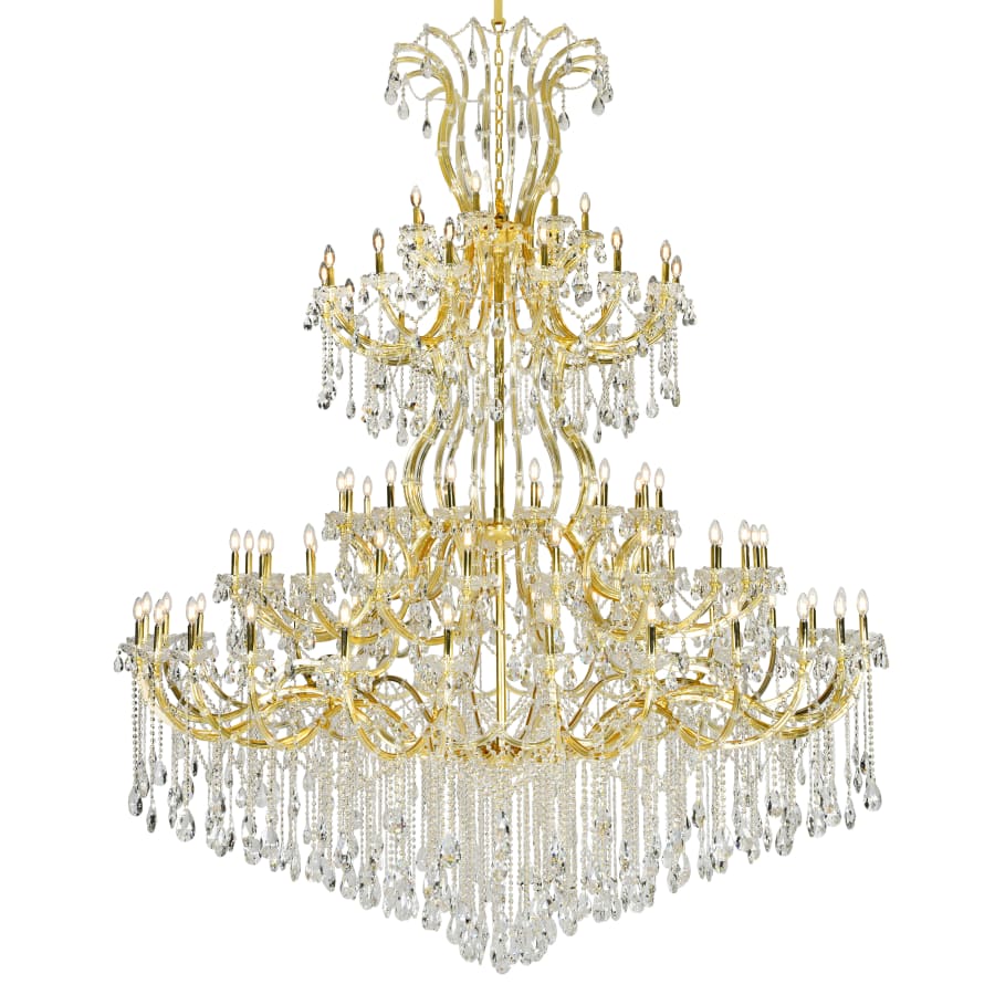 Elegant Lighting Maria Theresa 84 Light 96" Wide Crystal Chandelier with Clear Royal Cut Crystals