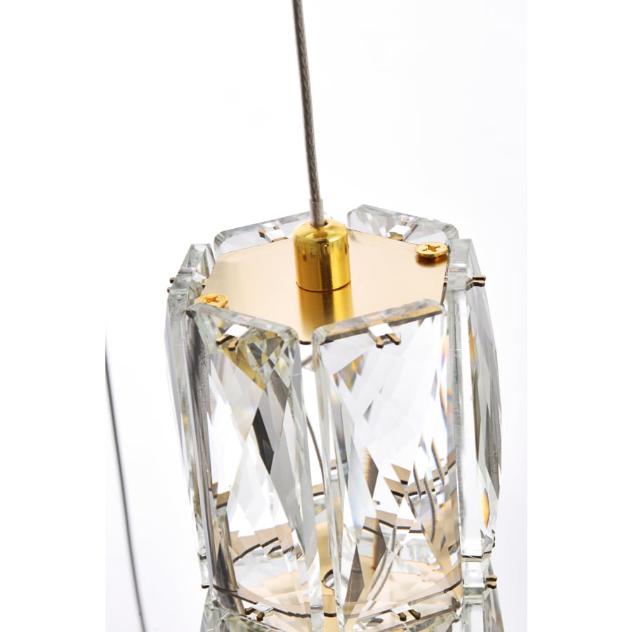 Elegant Lighting Polaris 20 Light 38" Wide LED Crystal Chandelier