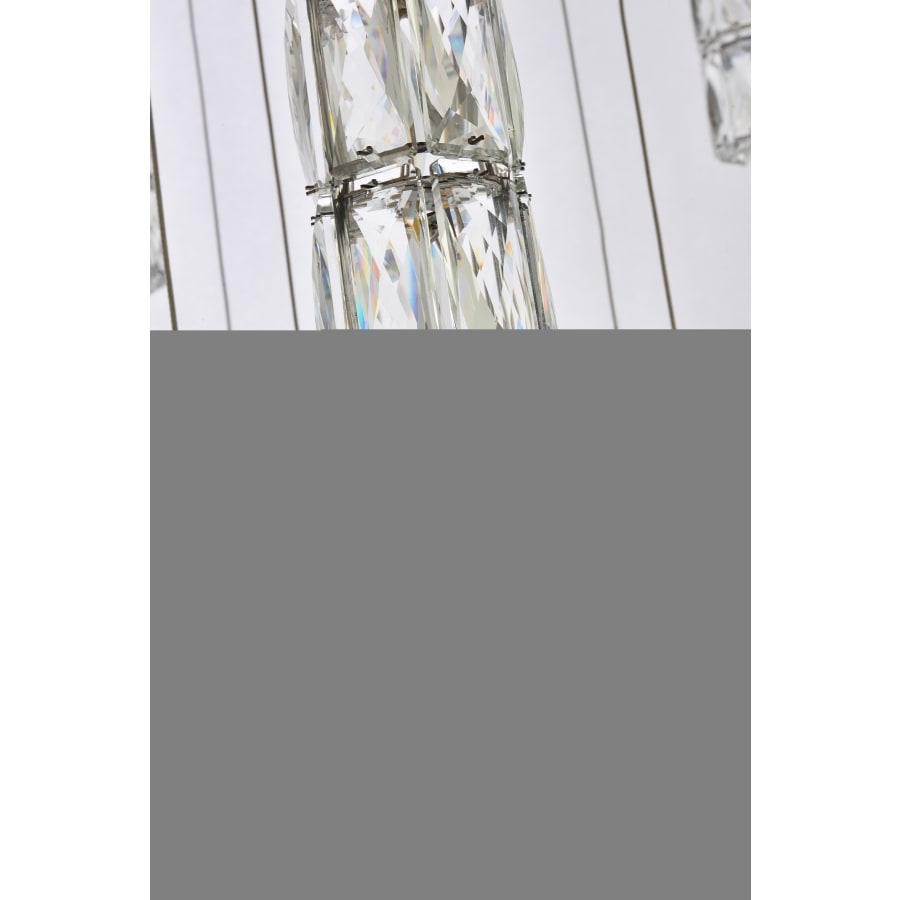 Elegant Lighting Polaris 25 Light 42" Wide LED Crystal Chandelier