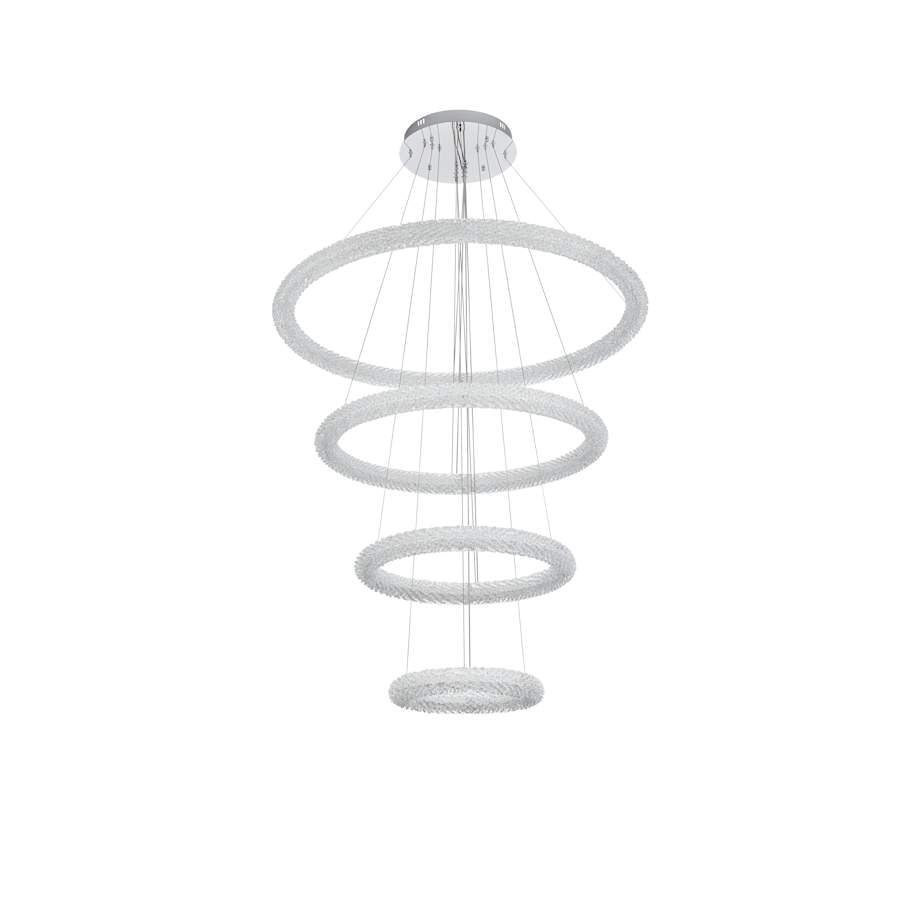 Elegant Lighting Bowen 42" Wide Ring Chandelier