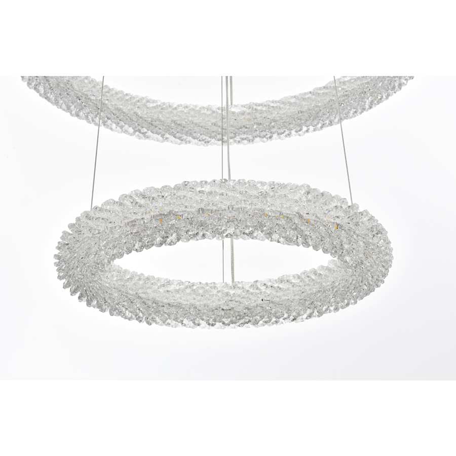 Elegant Lighting Bowen 42" Wide Ring Chandelier