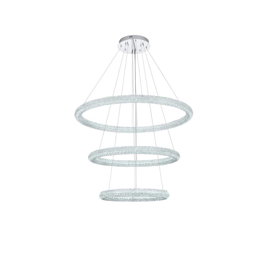 Elegant Lighting Bowen 42" Wide Ring Chandelier