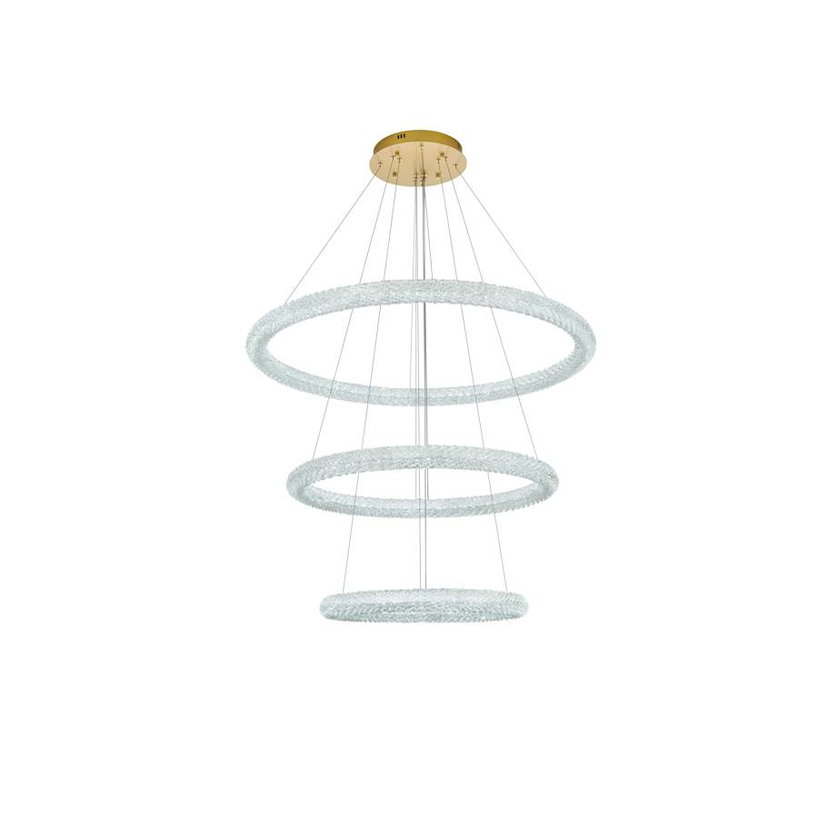 Elegant Lighting Bowen 42" Wide Ring Chandelier