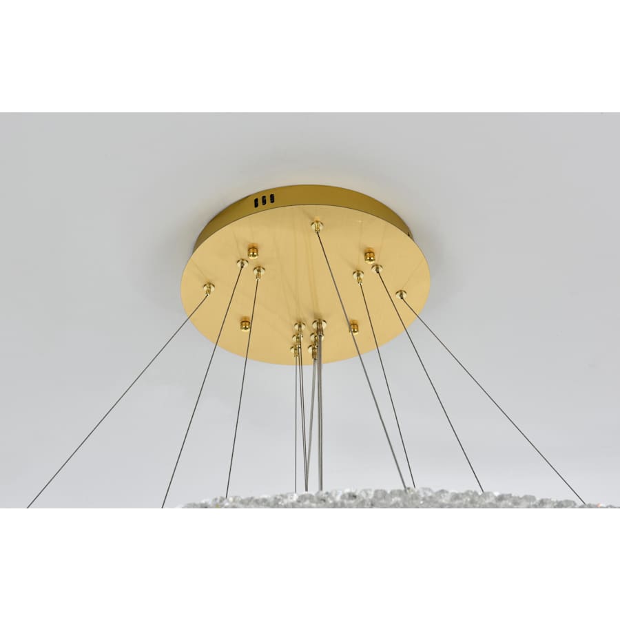 Elegant Lighting Bowen 42" Wide Ring Chandelier