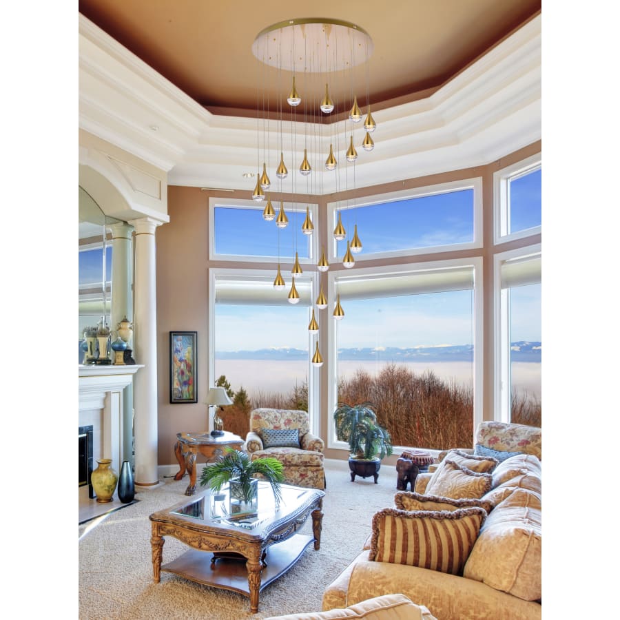 Elegant Lighting Amherst 25 Light 42" Wide LED Chandelier