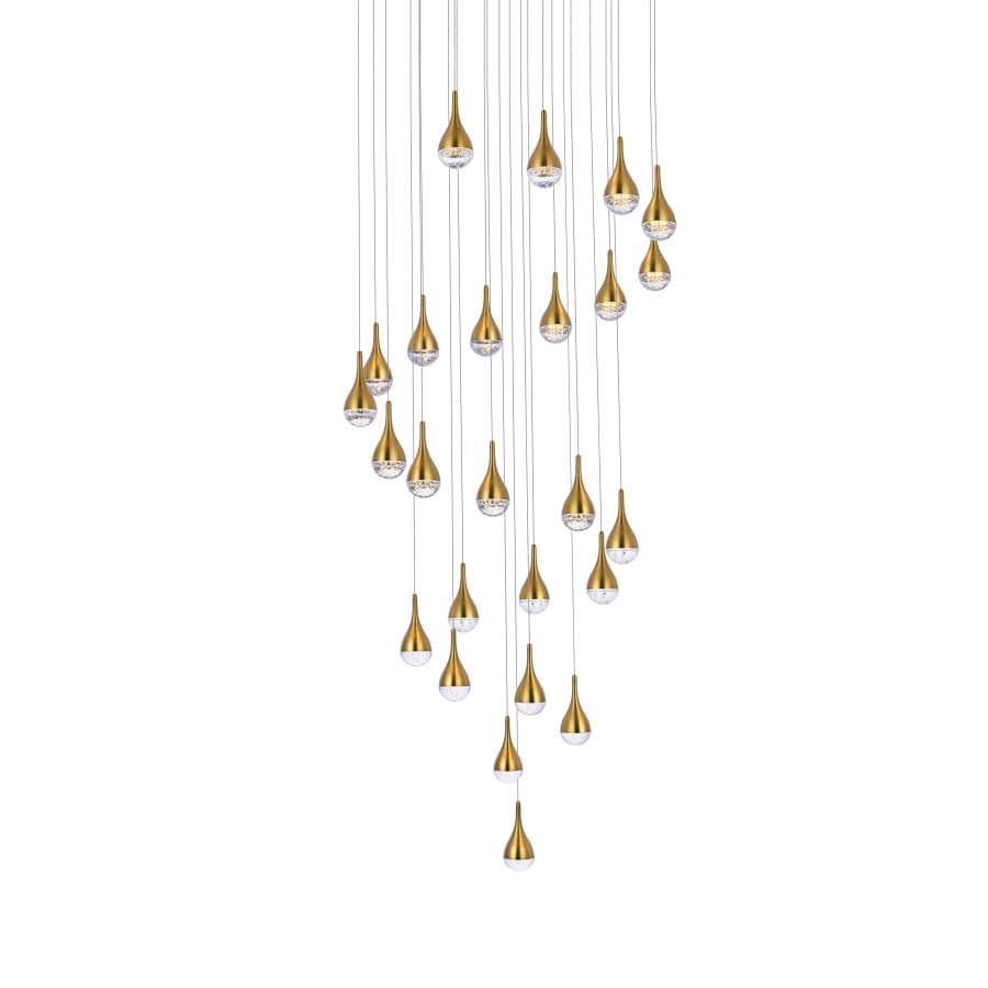 Elegant Lighting Amherst 25 Light 42" Wide LED Chandelier