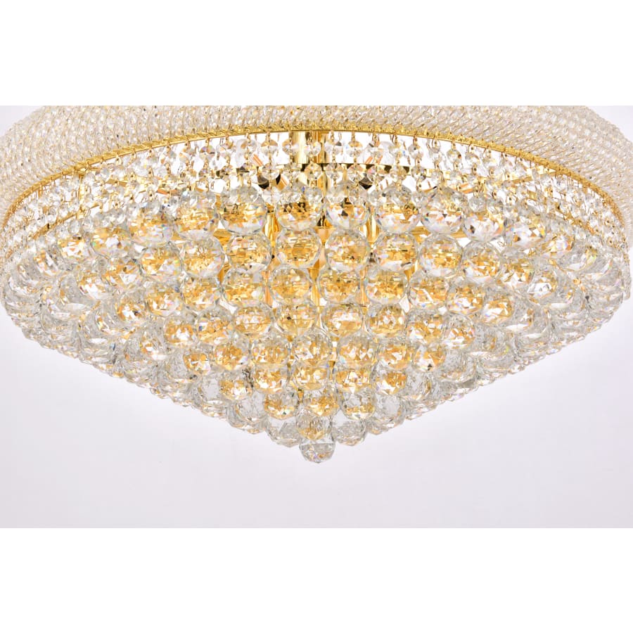 Elegant Lighting Primo 32 Light 30" Wide Crystal Empire Chandelier with Clear Royal Cut Crystals