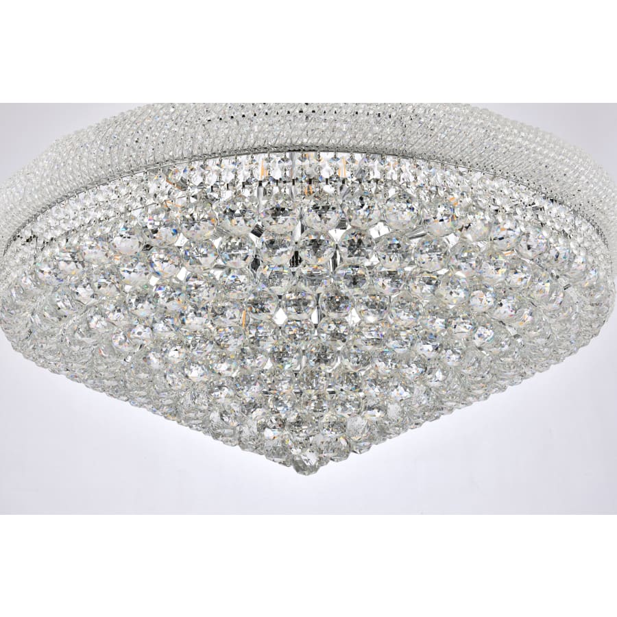 Elegant Lighting Primo 28 Light 36" Wide Crystal Empire Chandelier with Clear Royal Cut Crystals