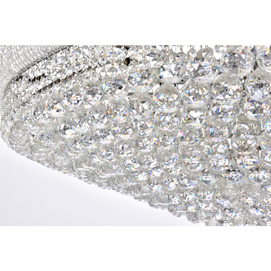 Elegant Lighting Primo 42 Light 48" Wide Crystal Empire Chandelier with Clear Royal Cut Crystals