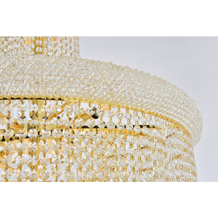Elegant Lighting Spiral 28 Light 30" Wide Crystal Chandelier with Clear Royal Cut Crystals