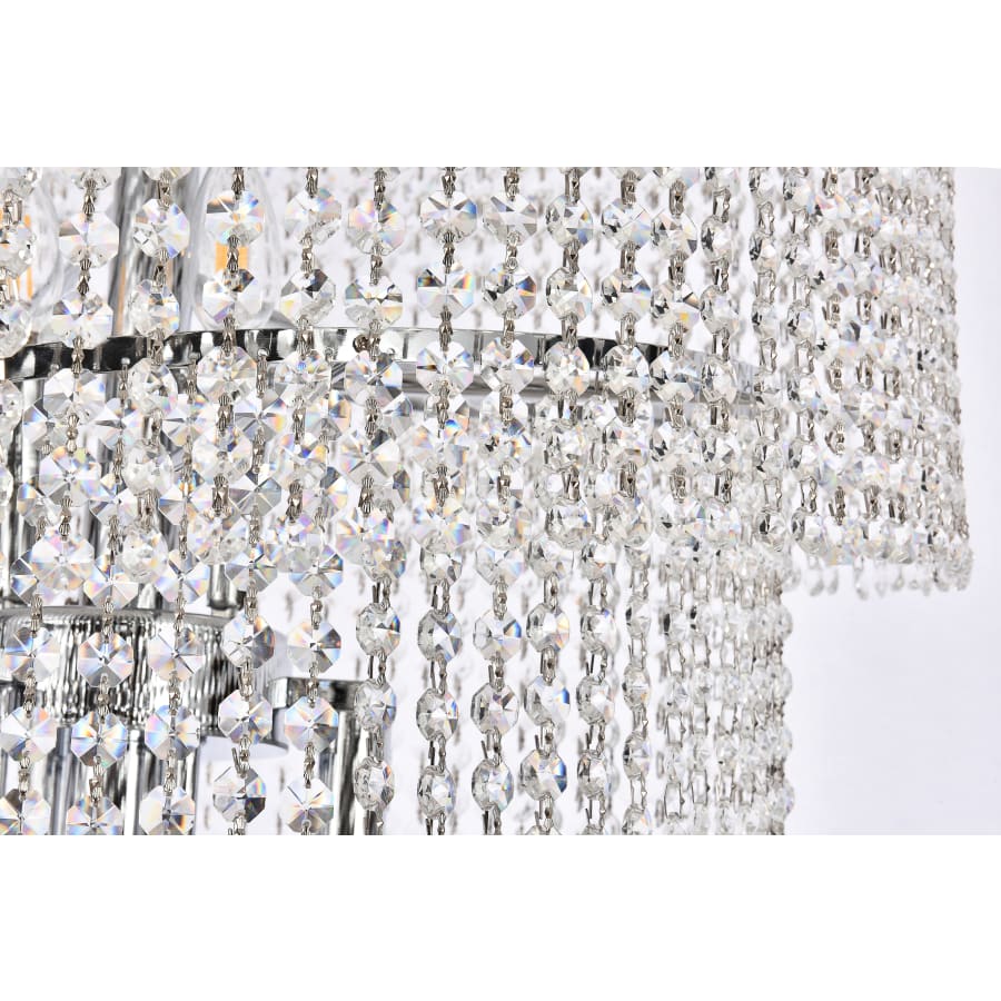 Elegant Lighting Spiral 32 Light 36" Wide Crystal Chandelier with Clear Royal Cut Crystals