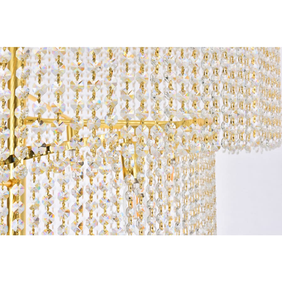 Elegant Lighting Spiral 41 Light 48" Wide Crystal Chandelier with Clear Royal Cut Crystals