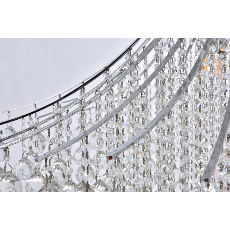 Elegant Lighting Toureg 20 Light 44" Wide Crystal Chandelier with Clear Royal Cut Crystals