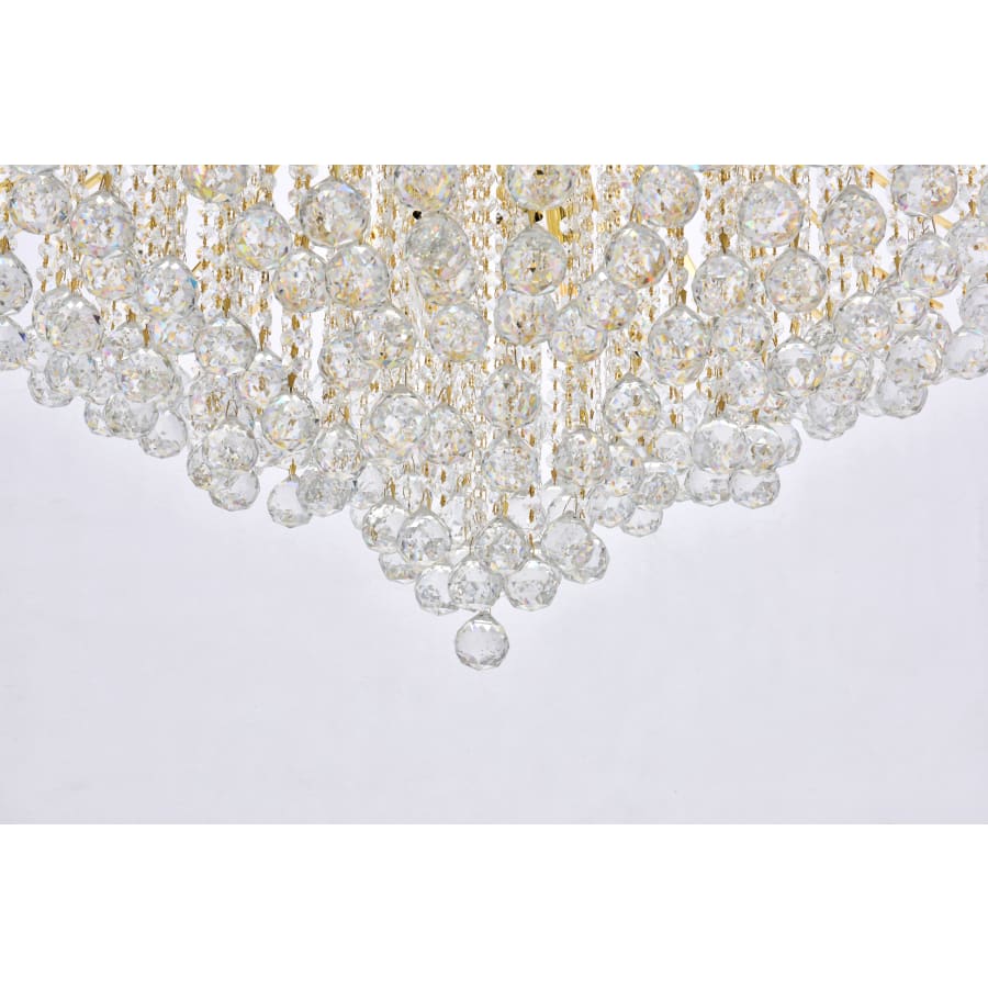 Elegant Lighting Toureg 20 Light 44" Wide Crystal Chandelier with Clear Royal Cut Crystals