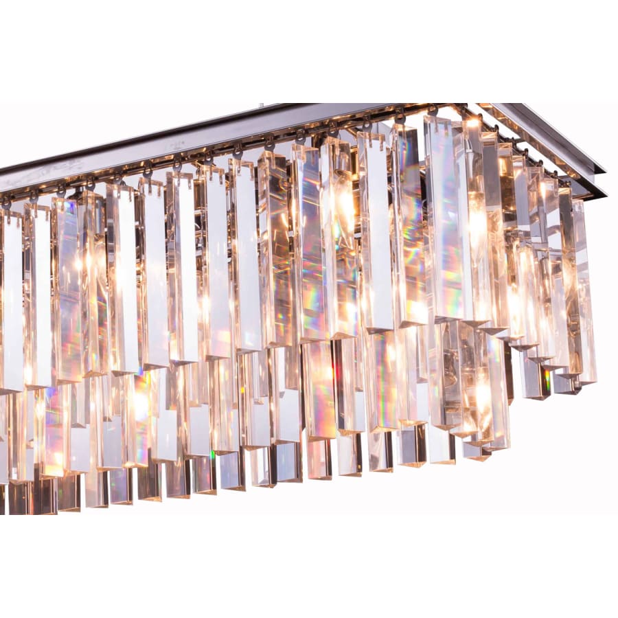 Elegant Lighting Sydney 12 Light 50" Wide Crystal Waterfall Chandelier