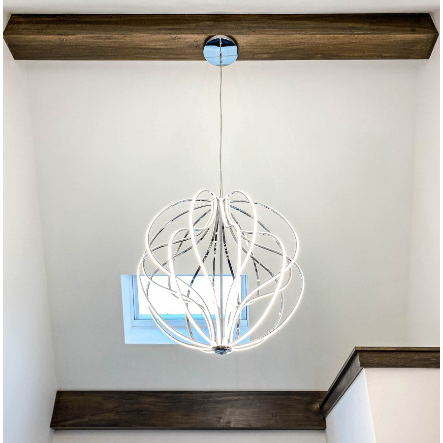ET2 Aura 31" Wide LED Abstract Globe Chandelier