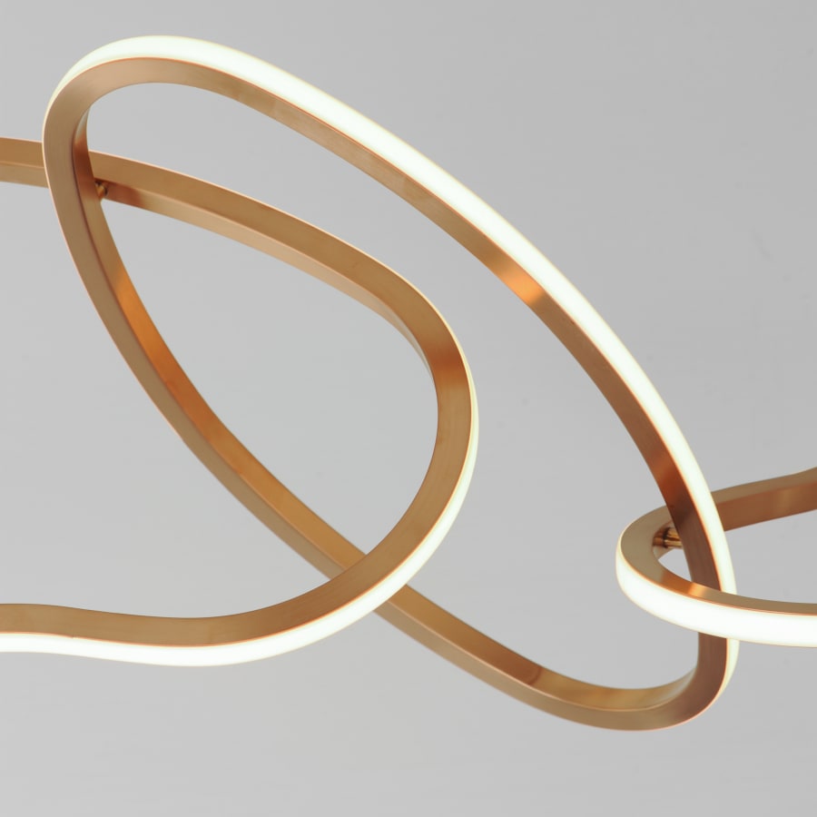 ET2 Unity 69" Wide LED Abstract Linear Chandelier