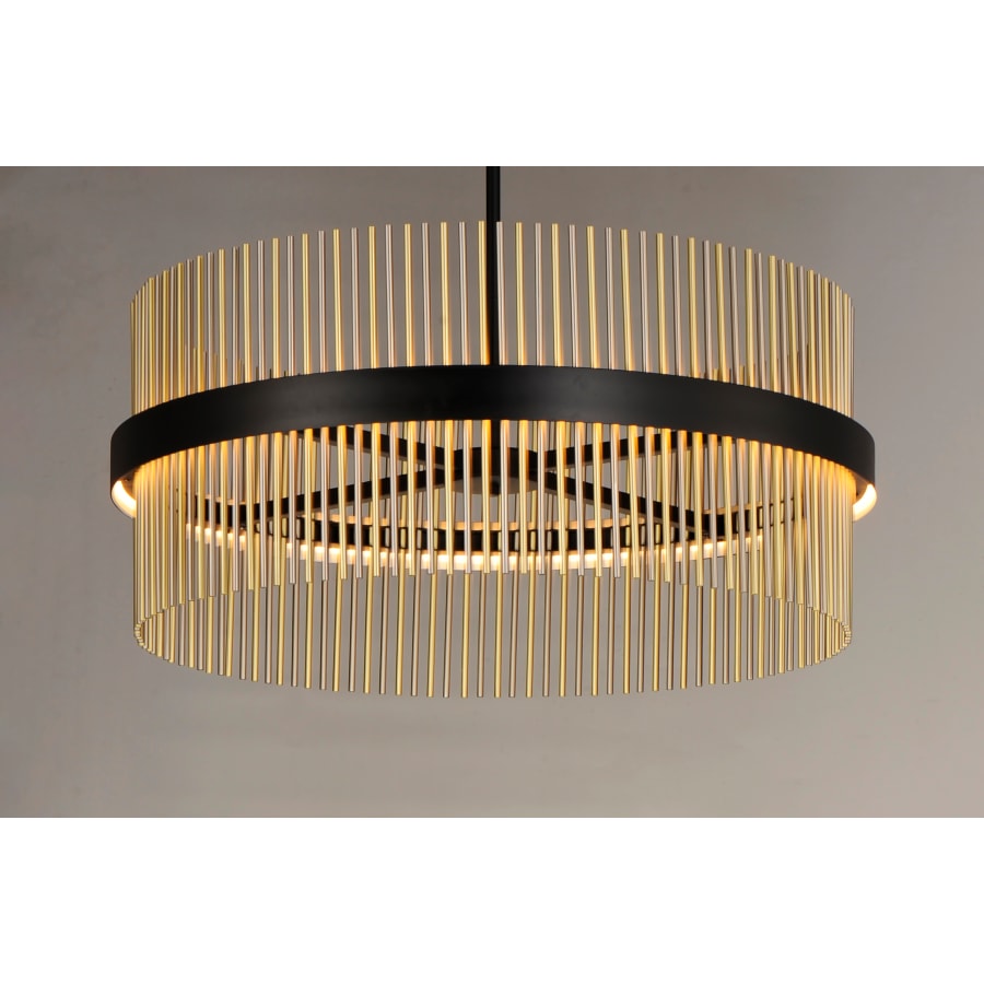 ET2 Chimes 34" Wide LED Drum Chandelier