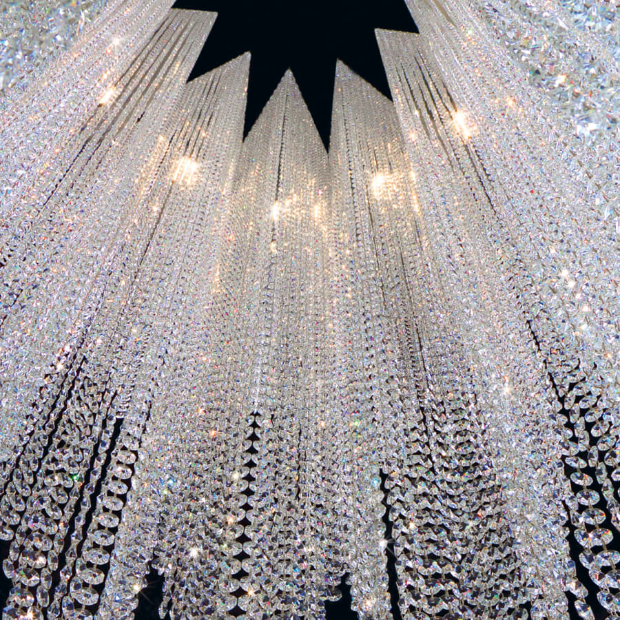 Eurofase Lighting Cohen 12 Light 49" Wide Crystal Chandelier