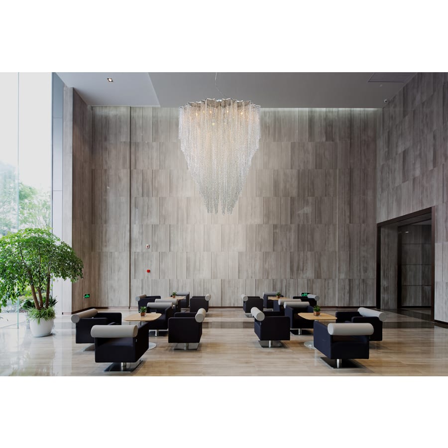 Eurofase Lighting Cohen 12 Light 49" Wide Crystal Chandelier