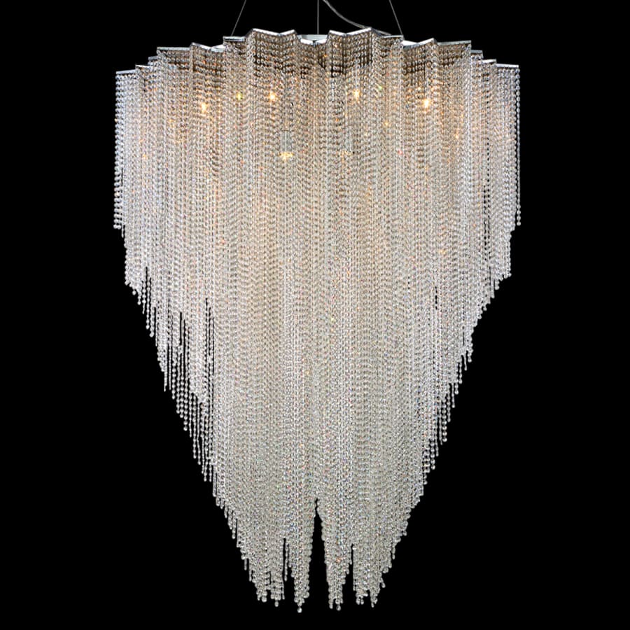Eurofase Lighting Cohen 12 Light 49" Wide Crystal Chandelier