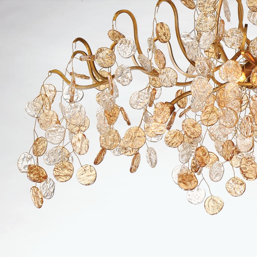 Eurofase Lighting Campobasso 11 Light 33" Wide Abstract Chandelier
