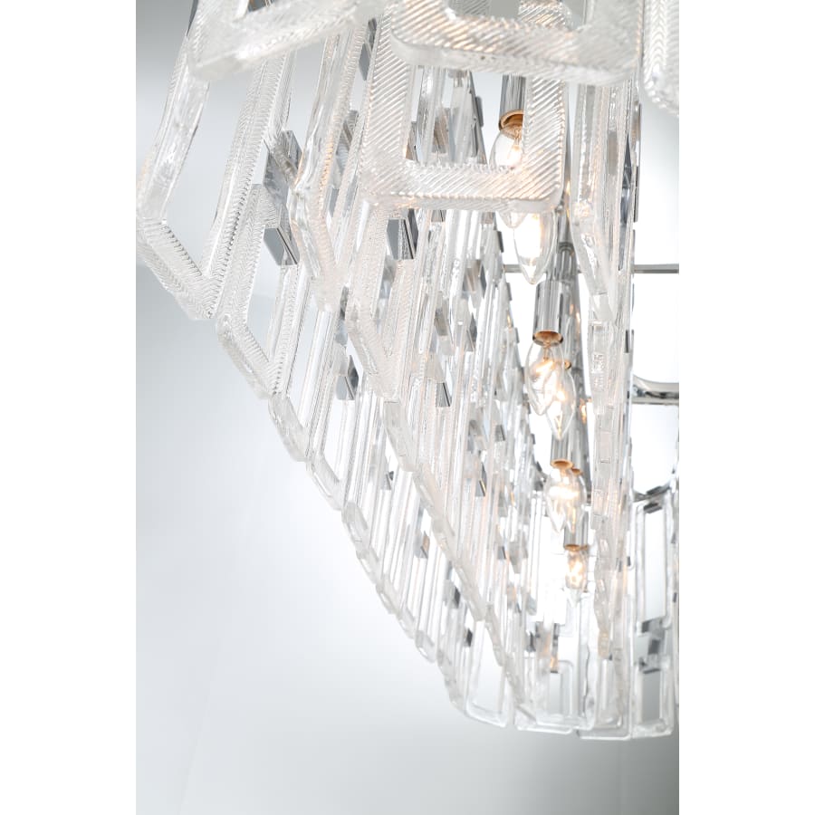 Eurofase Lighting Viviana 7 Light 37" Wide Linear Chandelier