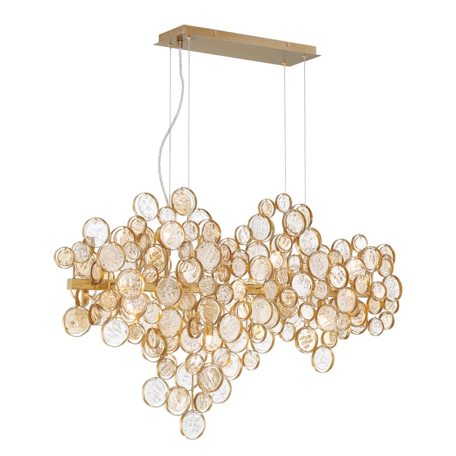 Eurofase Lighting Trento 12 Light 40" Wide Linear Chandelier