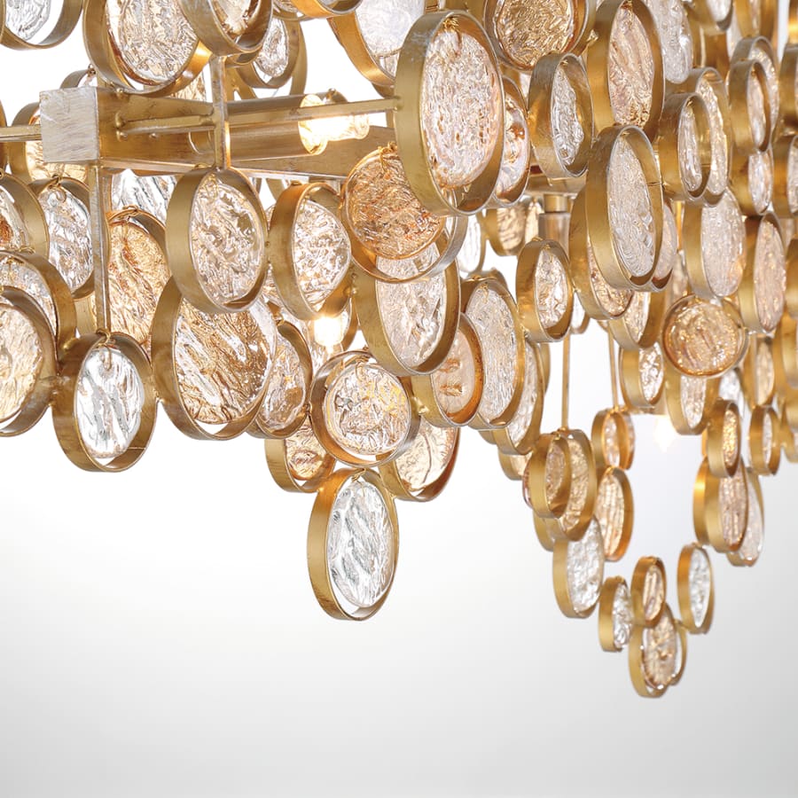 Eurofase Lighting Trento 15 Light 56" Wide Linear Chandelier