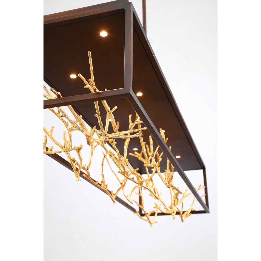 Eurofase Lighting Aerie 42" Wide LED Abstract Linear Chandelier